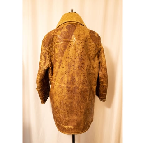 40~50's Boa Leather Car Coat