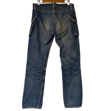 60s EDWIN Western Finest Blue Jeans Denim Cargo Pants