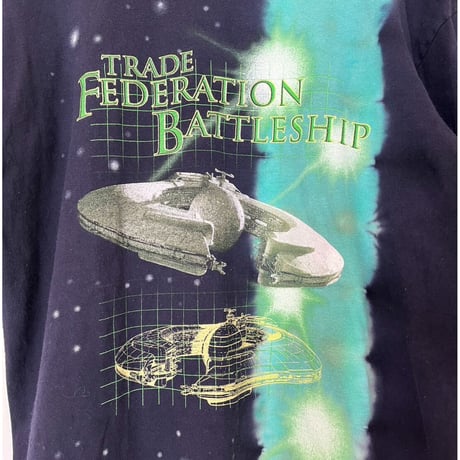 90's "STAR WARS" Trade Federation Battle Ship T-Shirt