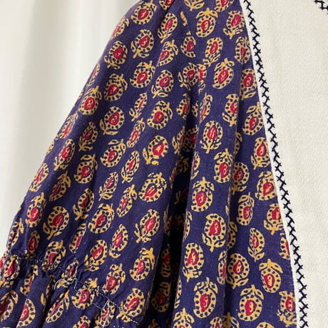 70's "INDIAN IMPORTS" Cotton Blouse