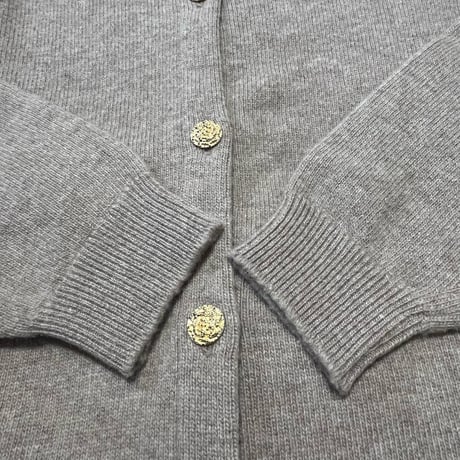Reg”Charles Catonay"LAMBS Wool Knit Cardigan