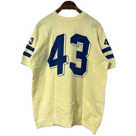 60's〜 Numbering short-sleeved sweatshirt