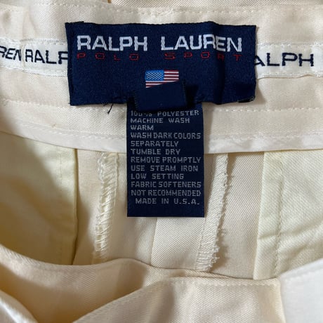 90's "RALPH LAUREN POLO SPORTS" 2-tuck Short-pants