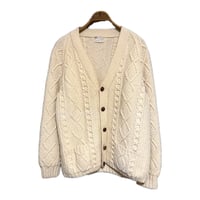 60's~ "CARbERY" Hand Knit Cardigan