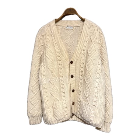 60's~ "CARbERY" Hand Knit Cardigan