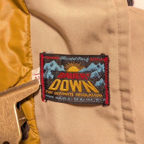 1960s–70s Eddie Bauer “BAUER DOWN” Mouton Collar Down Coat