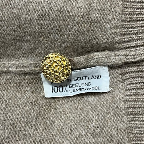 Reg”Charles Catonay"LAMBS Wool Knit Cardigan