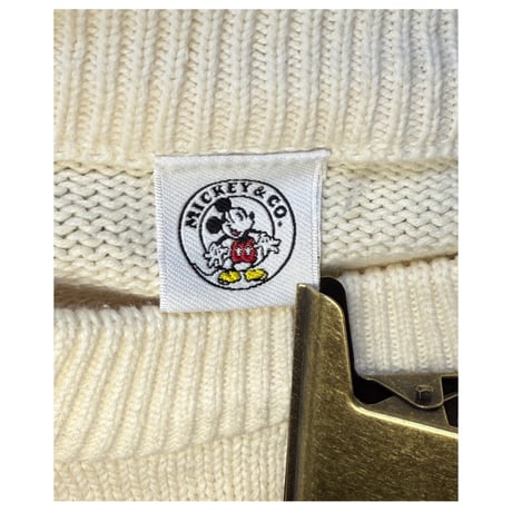 90's "Mickey Mouse" Cotton Knit
