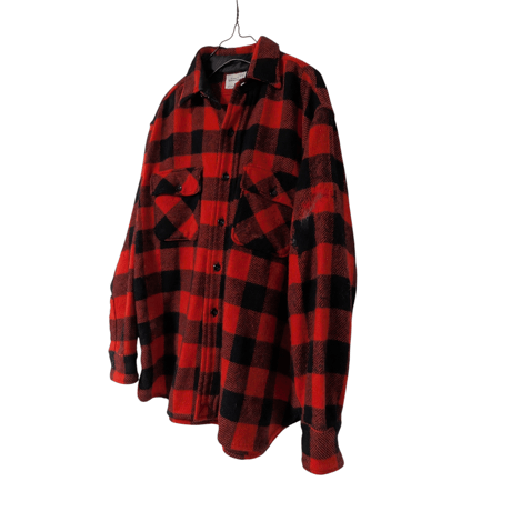 50〜60’s “PENNEY’S TOWNCRAFT” Buffalo Check Wool Shirt