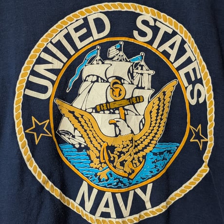 80's〜90's “UNITED STATES NAVY” Print T-Shirt