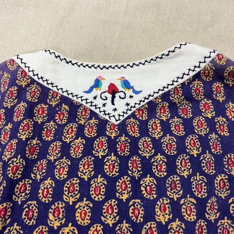 70's "INDIAN IMPORTS" Cotton Blouse