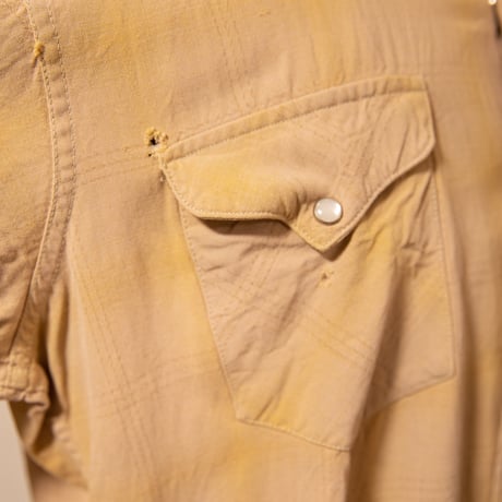 50~60's "Unknown" Rayon Shirt