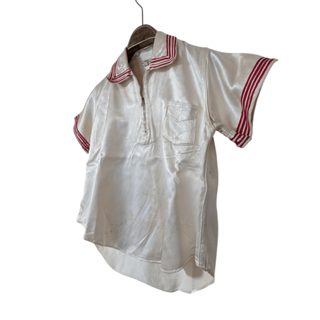 40's Hopkins Rayon Satin Baseball Shirt
