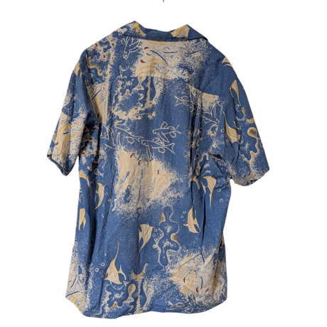 50's McInerny Ocean Pattern Aloha Shirt Honolulu