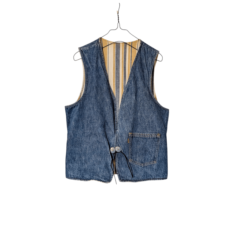 1960s–1970s Levi's BIG E Reversible Denim Vest