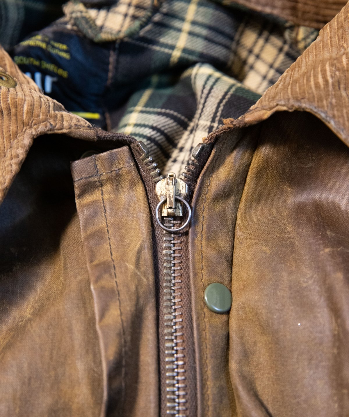 70s Barbour ソルウェイジッパー 1クラウン 40 AEROジップ-