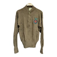 80's "USAF FIRE PROTECTION" Military Knit