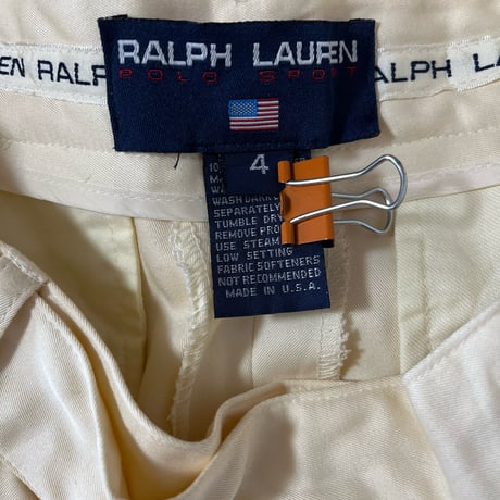 90's "RALPH LAUREN POLO SPORTS" 2-tuck Short-pants