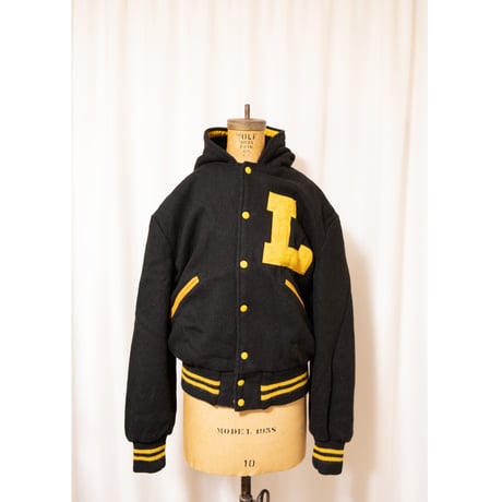 50~60's "Unknown" Hooded Stadium Jumper