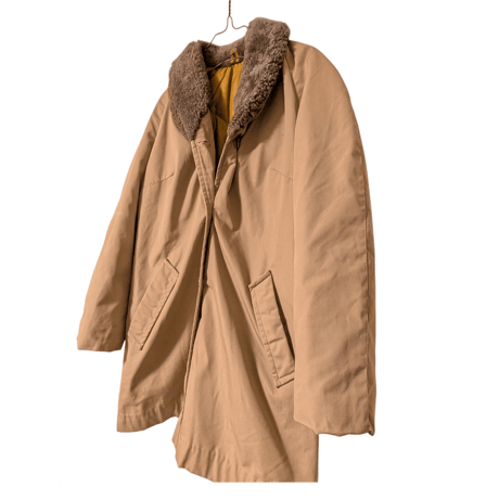 1960s–70s Eddie Bauer “BAUER DOWN” Mouton Collar Down Coat