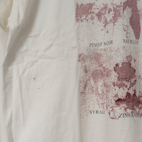 90s Hanes OFFICIAL CALIFORNIA WINO Print T-Shirt