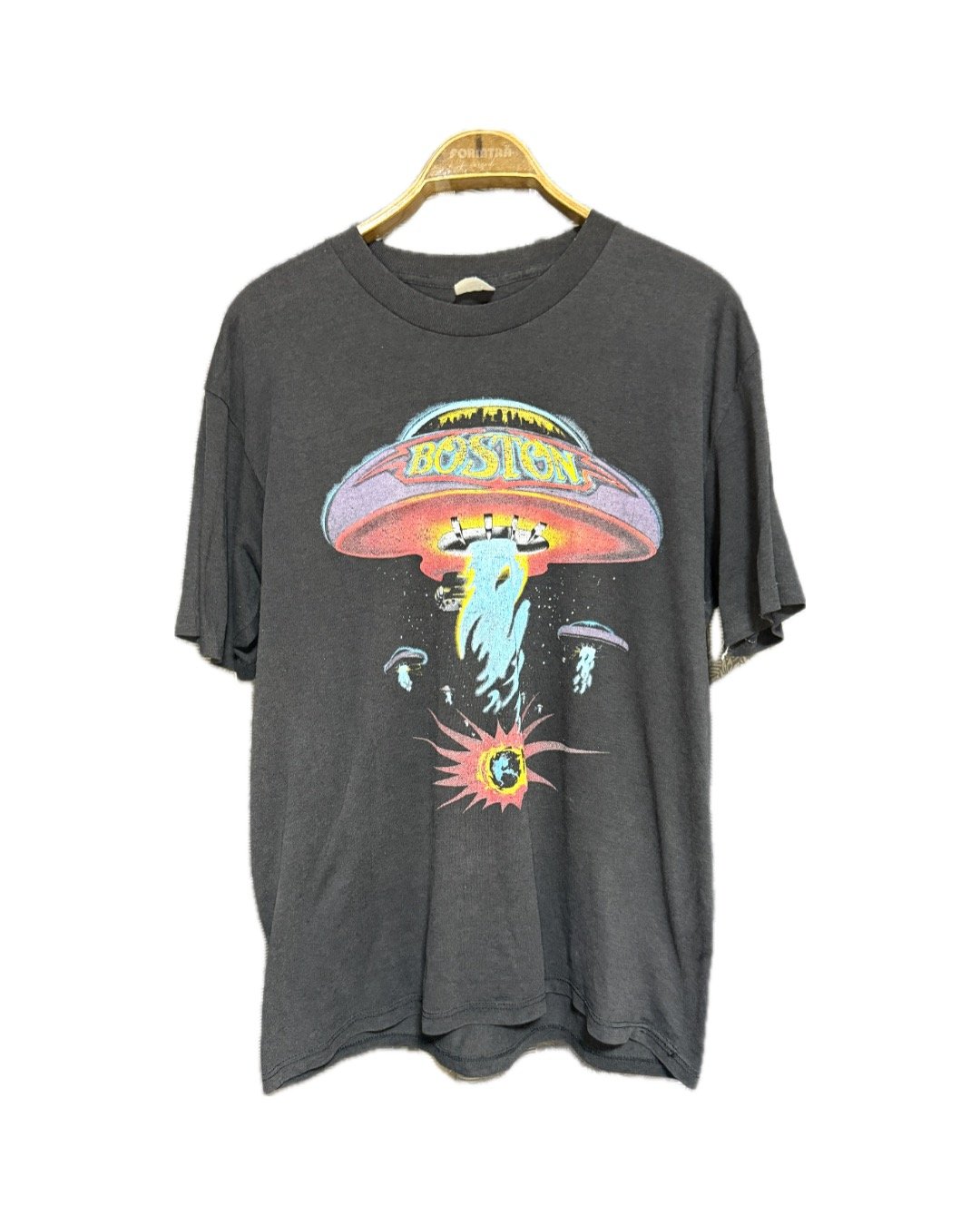 ボストン U.S. TOUR 1987 Tシャツ　ビンテージ　オリジナル ボストン BOSTON Tシャツ 1987 US TOUR GU【NEW】 | ROCK ECHOES