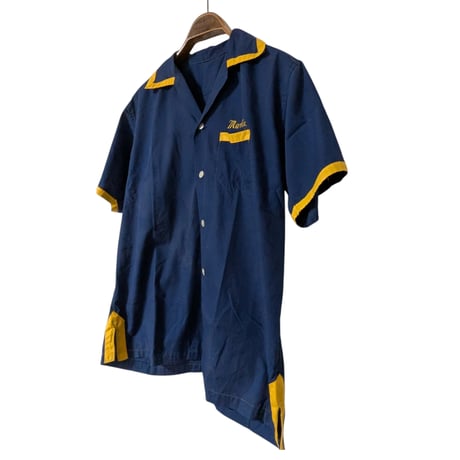 70's “ADMIRAL'S CHOICE”Embroidered Bowling Shirt