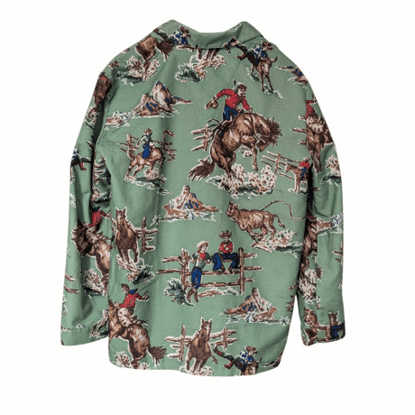 90's〜00's Nick & Nora Rodeo Pattern Pajama Shirt