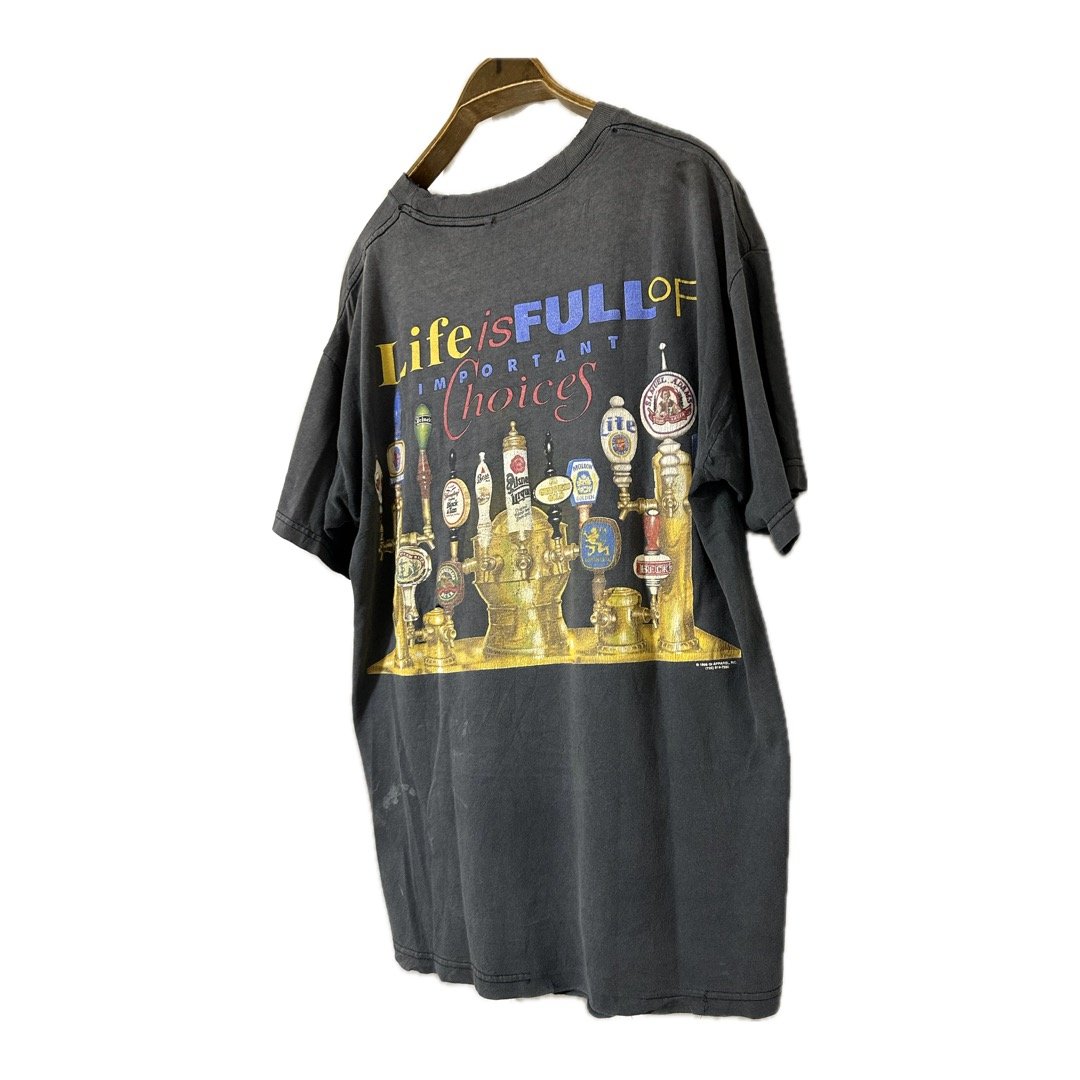 life is full of important choices tシャツ Original vintage 1990s Life Is Full Of Important Choices