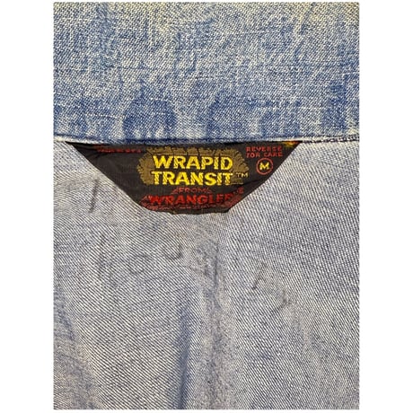 70's "Wrangler" Wrapid Transit Denim Jacket
