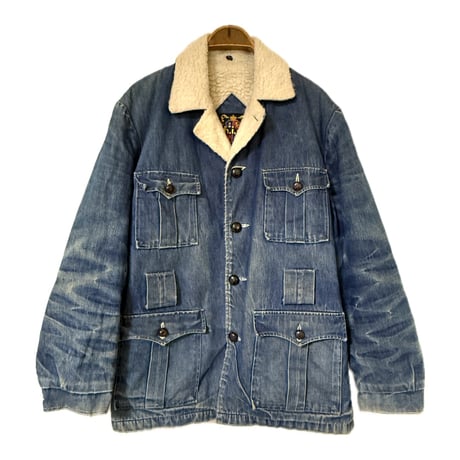 Special 50~60's “h.i.s Sports Wear” Denim Boa Coat Jacket