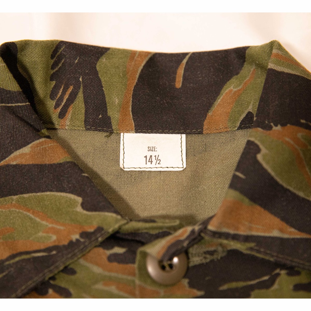 米軍 80～90s USA製 Winfield タイガーカモ ユティリティシャツ 米軍 80～90s USA製 Winfield タイガーカモ ユティリティシャツ