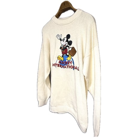 90's "Mickey Mouse" Cotton Knit