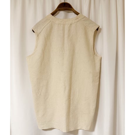 50's "French Army" Wool Linen Vest