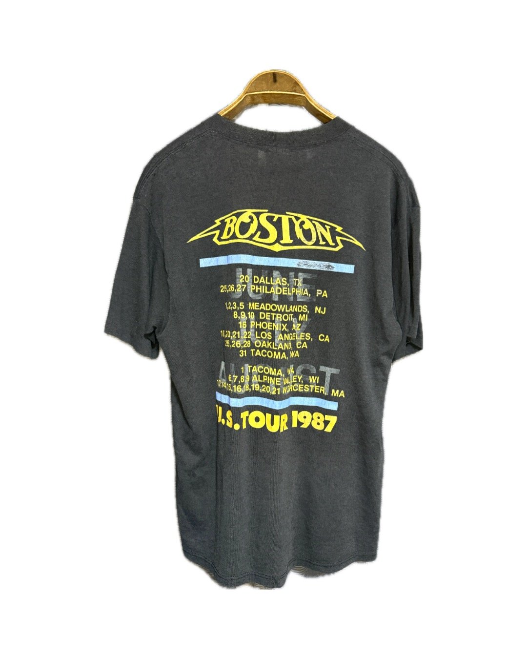 ボストン U.S. TOUR 1987 Tシャツ　ビンテージ　オリジナル 08192214-1987-Boston-US-Tour-