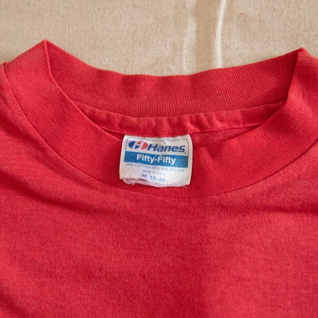 80's"Olympics"Logo Print T-Shirt