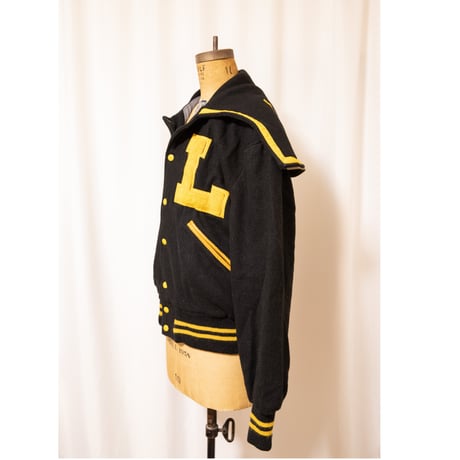 50~60's "Unknown" Hooded Stadium Jumper