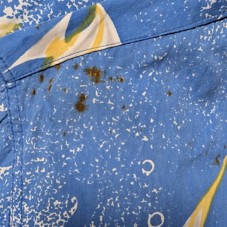 50's McInerny Ocean Pattern Aloha Shirt Honolulu