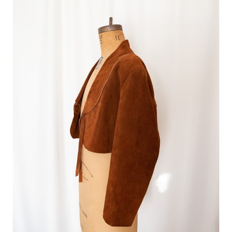 "MEXICAN DEPT" Suede Short Jacket