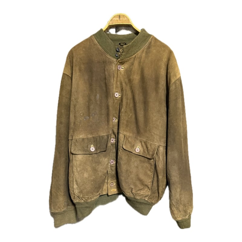 ジャケット・アウター 90s Italian Vintage Brown Suede Jacket Vintage 90's V MADE IN ITALY Classic Faux Suede Effect