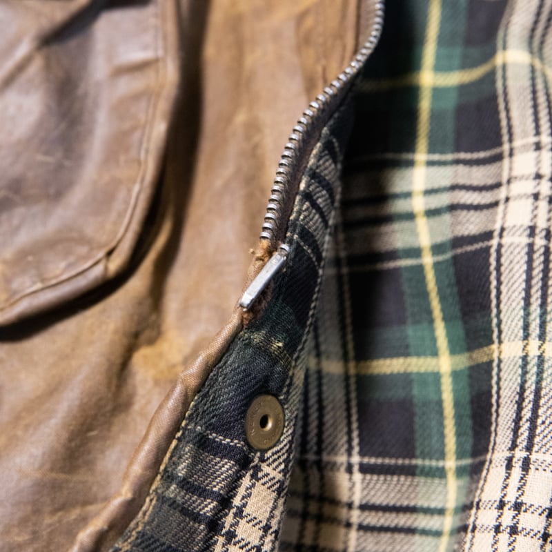70s Barbour ソルウェイジッパー 1クラウン 40 AEROジップ-