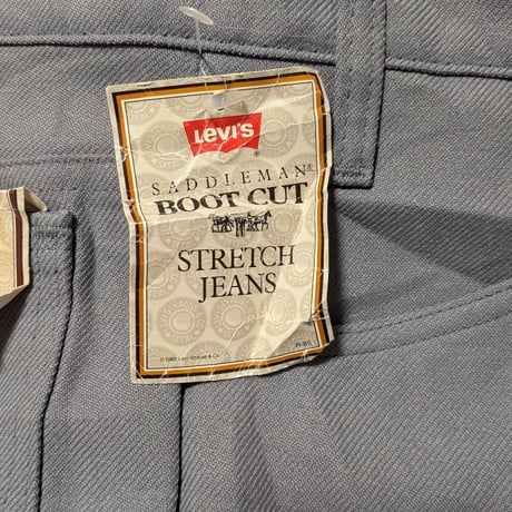 80s Levi's Saddleman Boot Cut Stretch Pants