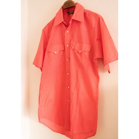 80's "HOLT" Western Short Sleeve Shirt