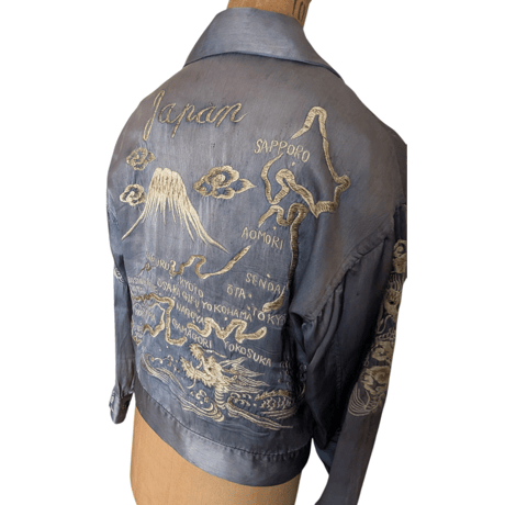 1950s Japan Map Souvenir Jacket