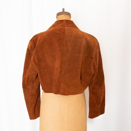 "MEXICAN DEPT" Suede Short Jacket