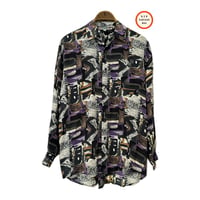 Reg " Helene DE MICHEL" Silk Shirt