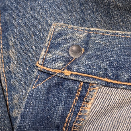 1970s CANTON Flared Denim Pants