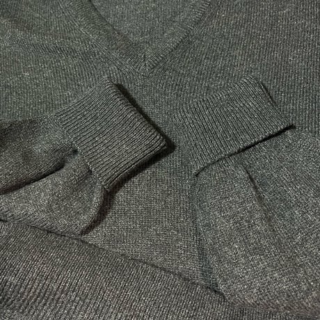 80's〜90's ”Glenhowe” Cashmere 100% V-Neck knit