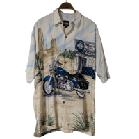 90's〜00's Harley-Davidson Scenic Button Shirt Made in USA