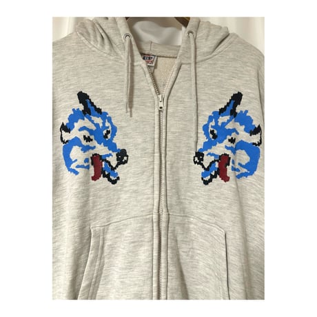 Original Item "Hand Paint" Zip Up Hoodie